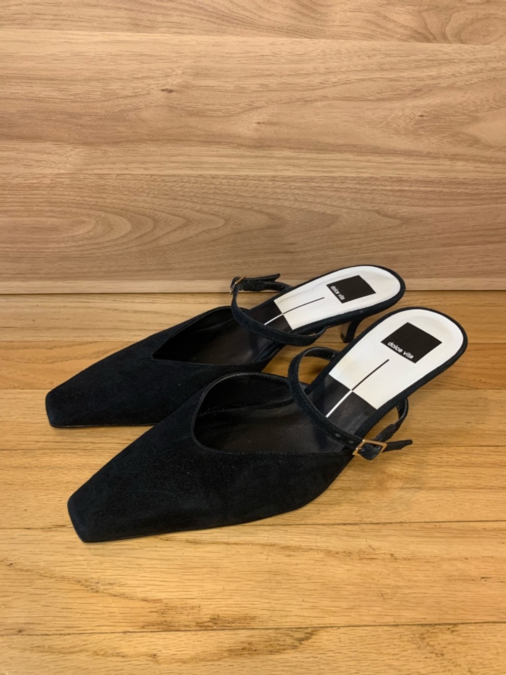 Dolce Vita Morgen Kitten Heel Mule Pumps - Size 9.5